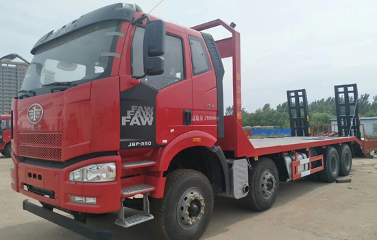 【國六】解放J6前四后八平板車