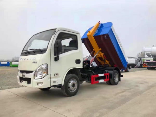 躍進小福星國六3~4方車廂可卸（鉤臂）式垃圾車