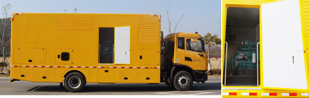 天錦500KW電源車