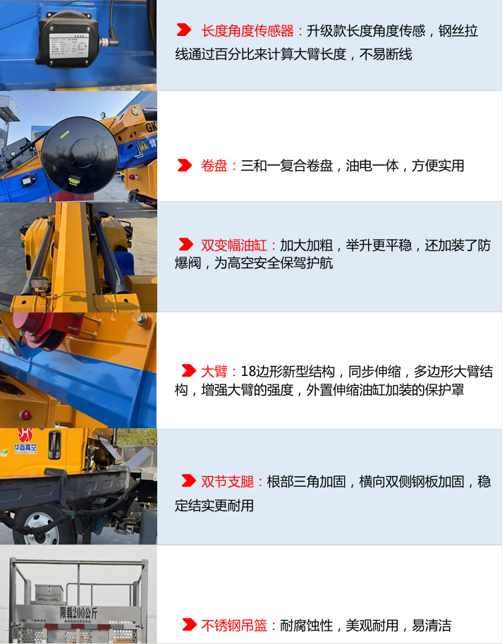 28米五十鈴藍牌直臂高空作業車